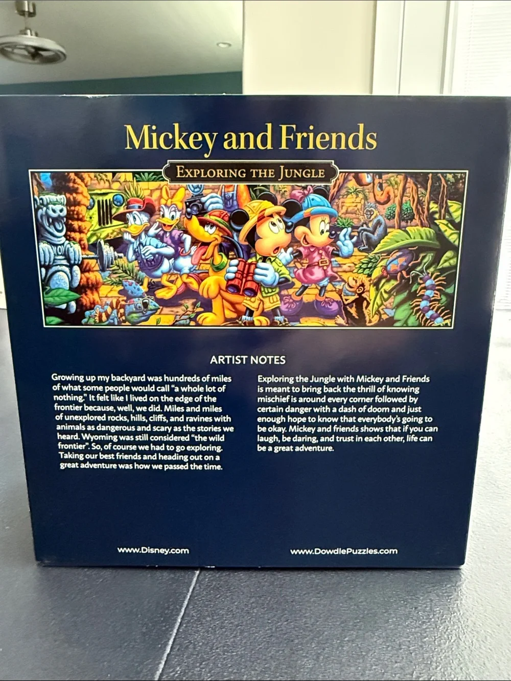 Disney Mickey and Friends Jungle Puzzle - Blue, Green, Yellow